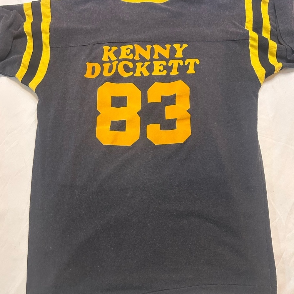 Vintage Kenny Duckett Bantam 80's Shirt #83 Sporting  Shirt Size Xl - Picture 2 of 11